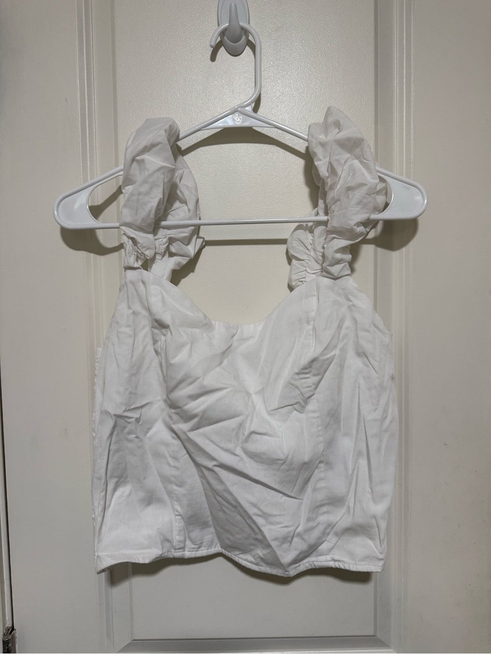 Abercrombie Ruffled Strap Top